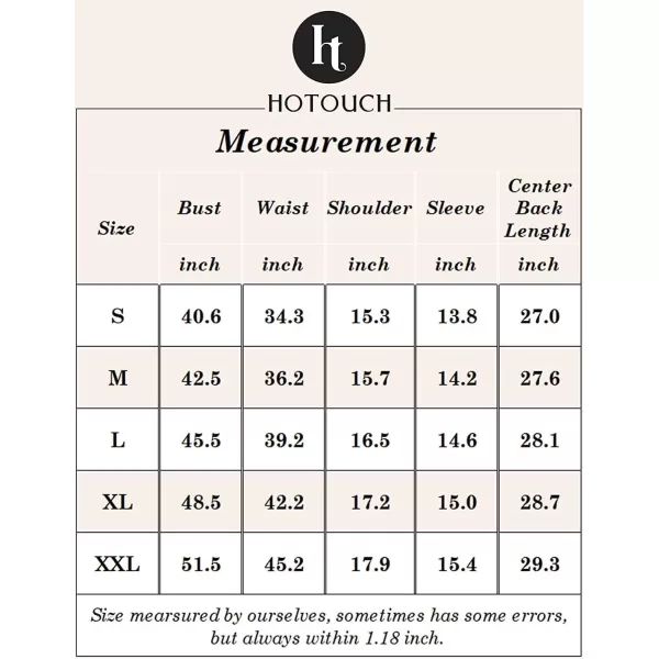 imageHOTOUCH Womens Basic Button Down Shirts 34 Sleeve Stretch Button Up Dress Shirt Slim Fit Waitress Work ShirtsKhaki