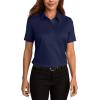 imageHOTOUCH Women Short Sleeve Button Down Shirts Business Work Fitted Collared Blouse Office Basic 2025 Tops S2XLNavy Blue