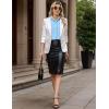 imageHOTOUCH Womens Sleeveless Button Down Shirt Tops V Neck Business Casual Collared Blouses Tank TopLight Blue