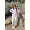 imageHOTOUCH Womens Button Down Shirts Buttonup Dress Shirts Long Sleeve Slim Fit Business Collared Work Office Blouses TopsLight Purple
