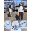 imageHOTOUCH Womens Sleeveless Button Down Shirts HiddenButton Front Casual Loose Dressy Blouses V Neck Work Tank TopsLight Blue