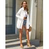 imageHOTOUCH Women Oversized Button Down Shirts Boyfriend Long Sleeve Blouse Collared TopsWhite