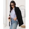imageHOTOUCH Womens Striped Button Down Shirts Collared Shirt Casual Long Sleeve Business Office Work Blouses TopsBlue Striped