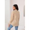 imageHOTOUCH Womens Striped Button Down Shirts Collared Shirt Casual Long Sleeve Business Office Work Blouses TopsYellow Striped