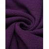 imageHOTOUCH Women Flannel Fleece Shacket Jacket Plaid Button Down Long Sleeve Shirt 2024 Fall Winter Outfits Clothes with HoodedPurple