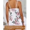 imageHOTOUCH Camisole for Women V Neck Spaghetti Strap Tank Tops Sleeveless Blouses Loose Fit1floral Brown