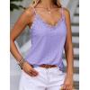 imageHOTOUCH Camisole for Women V Neck Spaghetti Strap Tank Tops Sleeveless Blouses Loose FitPurple