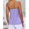 imageHOTOUCH Camisole for Women V Neck Spaghetti Strap Tank Tops Sleeveless Blouses Loose FitPurple
