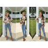 imageHOTOUCH Womens Flannels Fall Cropped Shacket Plaid Jacket Long Sleeve Button Down Coat 2024 Fall Fashion Trendy OutfitsBrown Black Flannel
