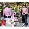 imageHOTOUCH Womens Lace Long Sleeve Tops Dressy Casual Blouses Pleated Work Shirts S3XLTangerine Coral