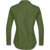 imageHOTOUCH Womens Cotton Basic Button Down Shirt Slim Fit Dress ShirtsArmy Green Slim Fit  a Size Up for Relaxed Fit