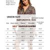 imageHOTOUCH Womens Robe Lightweight Short Knit Bathrobe Soft Ladies Sleepwear with PocketsPleopard Khaki
