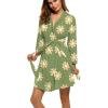 P Floral Green