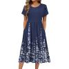 01-navy Blue Floral