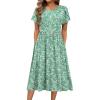 Green Small Floral