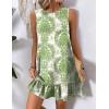 imageHOTOUCH Womens Summer Dresses Casual Loose Sleeveless Tshirt Sundress Ruffle Hem Tank Dress Beach Dress with PocketsBoho2