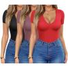 3 Pack-black/Fuchisa/Red