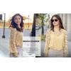 imageHOTOUCH Lace Tops for Women Sheer Long Sleeve Blouses Dressy Casual Shirt with Camisole 2 PCS Set SXXLLight Khaki
