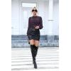 imageHOTOUCH Lace Tops for Women Sheer Long Sleeve Blouses Dressy Casual Shirt with Camisole 2 PCS Set SXXLPurple