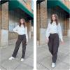 imageHOTOUCH Lace Tops for Women Sheer Long Sleeve Blouses Dressy Casual Shirt with Camisole 2 PCS Set SXXLWhite