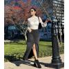 imageHOTOUCH Lace Tops for Women Sheer Long Sleeve Blouses Dressy Casual Shirt with Camisole 2 PCS Set SXXLWhite