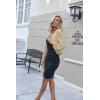 imageHOTOUCH Womens Cardigan Shrugs Long Batwing Sleeve Knitted Cropped Bolero Open Front Casual Elegant Cardigans for DressesBeige