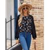 imageHOTOUCH Womens Lace ShortLong Sleeve Tops Fall Dressy Casual Blouses Business Work Shirts Fashion Clothe Trendy OutfitsHalloween Pumpkin