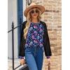 imageHOTOUCH Womens Lace ShortLong Sleeve Tops Fall Dressy Casual Blouses Business Work Shirts Fashion Clothe Trendy OutfitsHalloween Skull