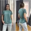 imageHOTOUCH Womens Lace ShortLong Sleeve Tops Fall Dressy Casual Blouses Business Work Shirts Fashion Clothe Trendy OutfitsShort Sleeve Green