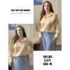 imageHOTOUCH Satin Shirts for Women Silk Button Down V Neck Dressy Casual Blouse Loose Long Sleeve Office Work Tunic TopsBeige