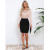 imageHOTOUCH Satin Shirts for Women Silk Button Down V Neck Dressy Casual Blouse Loose Long Sleeve Office Work Tunic TopsChampagne