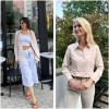 imageHOTOUCH Womens Button Down Shirts Long Sleeve Dress Shirt Slim Fitted Work Tops Collared Dressy Casual Business BlousesAlmond Khaki