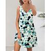 imageHOTOUCH Womens Casual Sundress with Pockets Summer Beach Dress Floral TShirts Dress V Neck Loose Tank DressesBlack Blue Dot