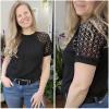 imageHOTOUCH womens SoftShort Sleeve Black