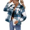 Blue White Flannel
