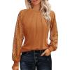 imageHOTOUCH womens SoftAlight Brown Long Sleeve