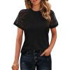 imageHOTOUCH womens SoftShort Sleeve Black