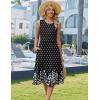 image:imageHOTOUCH Womens Summer Desses Casual Sleeveless Tank Midi Dress with Pockets Aline Flowy Vocation Beach Sundress 2026Black Floralsp122