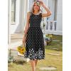 image:imageHOTOUCH Womens Summer Desses Casual Sleeveless Tank Midi Dress with Pockets Aline Flowy Vocation Beach Sundress 2026Black Floralsp122
