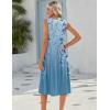 image:imageHOTOUCH Womens Summer Desses Casual Sleeveless Tank Midi Dress with Pockets Aline Flowy Vocation Beach Sundress 2026Blue Floral