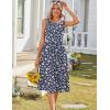 image:imageHOTOUCH Womens Summer Desses Casual Sleeveless Tank Midi Dress with Pockets Aline Flowy Vocation Beach Sundress 2026Blue Print