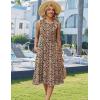 image:imageHOTOUCH Womens Summer Desses Casual Sleeveless Tank Midi Dress with Pockets Aline Flowy Vocation Beach Sundress 2026Leopard Print