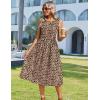 image:imageHOTOUCH Womens Summer Desses Casual Sleeveless Tank Midi Dress with Pockets Aline Flowy Vocation Beach Sundress 2026Leopard Print