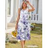 image:imageHOTOUCH Womens Summer Desses Casual Sleeveless Tank Midi Dress with Pockets Aline Flowy Vocation Beach Sundress 2026Purple Floral