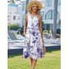 image:imageHOTOUCH Womens Summer Desses Casual Sleeveless Tank Midi Dress with Pockets Aline Flowy Vocation Beach Sundress 2026Purple Floral