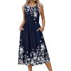image:imageHOTOUCH Womens Summer Desses Casual Sleeveless Tank Midi Dress with Pockets Aline Flowy Vocation Beach Sundress 2026Sf103
