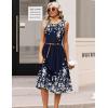 image:imageHOTOUCH Womens Summer Desses Casual Sleeveless Tank Midi Dress with Pockets Aline Flowy Vocation Beach Sundress 2026Sf103