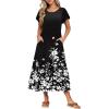 A01-black Floral