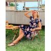 image:imageHOTOUCH Women Printed Dress for Summer Short Ruffle Sleeve Dress Tiered Mini Dress with PocketsFloralsf294