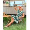 image:imageHOTOUCH Women Printed Dress for Summer Short Ruffle Sleeve Dress Tiered Mini Dress with PocketsFloralsf300
